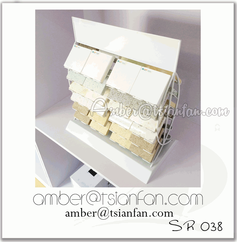 SR038-4 Tabletop merchandising Stand for Stone.gif