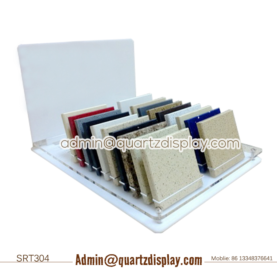 Acrylic Solid Surface Tile Counter Display