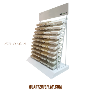 SR036-4 Quartz Stone Tabletop Display