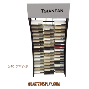 SR078-3 Custom Quartz Stone Display Stand