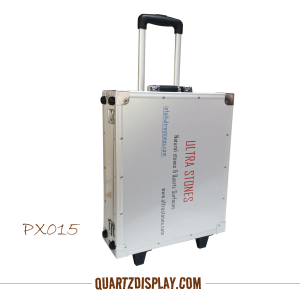 Quartz Stone Sample Traveling Suitcase PX015