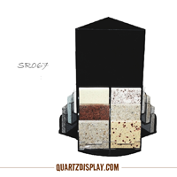 Rotary Acylic Tabletop Stone Display