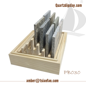 Wooden Granite and Marble Display Box PB030