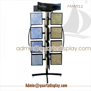 MM511 Spin Mosaic Tile Rack , Ceramic Tile Display Rack