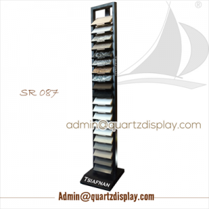 SR087 Granite Sample Display Tower , Quartz Stone , Marble