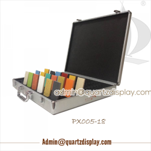 PX005--18 Marble and granite display suitcases
