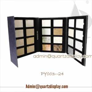 PY003--24  Stone fair quartz stone display book