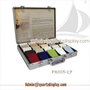 PX005-19--Quartz stone display suitcase