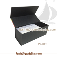 Marble tile sample display box