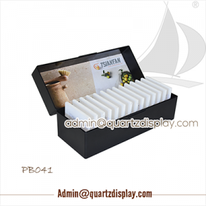 Stone tile sample display case--PB041