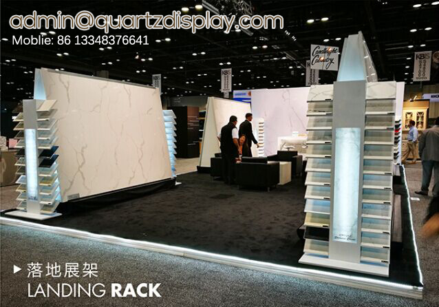 Quartz Slab Sample Rack , Granite Sample Exhition