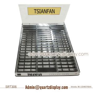 Acylic and Metal Quartz Tile Sample Counter Rack SRT306