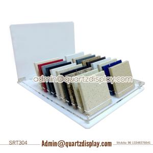 Acrylic Solid Surface Tile Counter Display SRT304