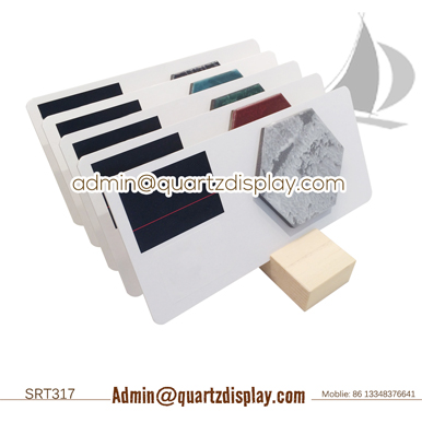 MDF Stone Swatch Card Counter Display 