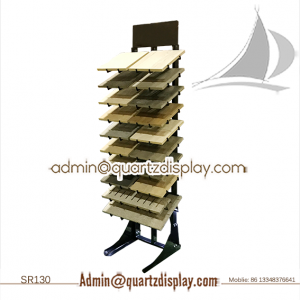 SR130-Wood Parquet Tile Flooring Display Rack