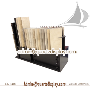Marble and granite stone sample table display stand-SRT340