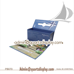 Handhold Cardboard Tile Swatch Card Display Box-PB070