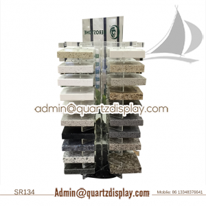 SR148-Quartz Stone Display Tower for Marketing