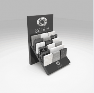 Quartz Stone Sample Table Display Stand-SRT312