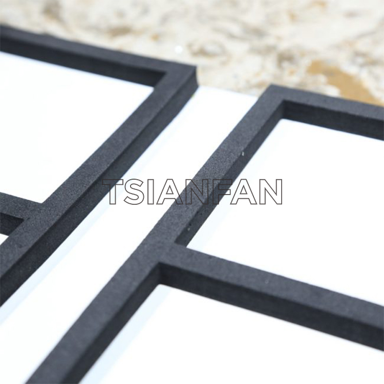 3 Pages Display Folder For Quartz Tile Acrylic Sample Stone Display PY059