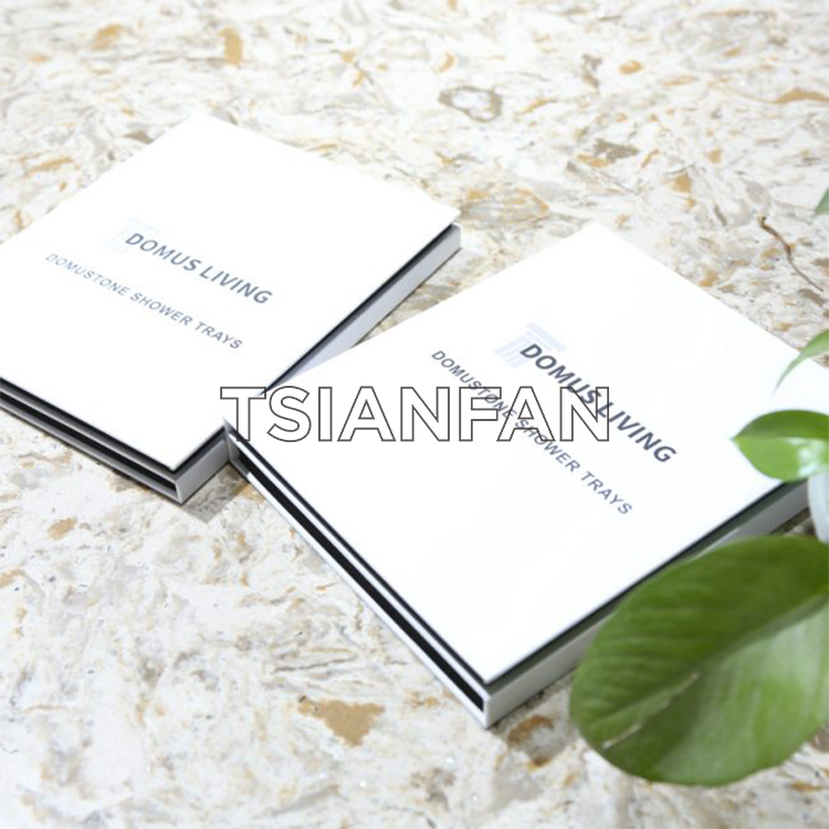 3 Pages Sample Binder Book Folder Stone Display PY060