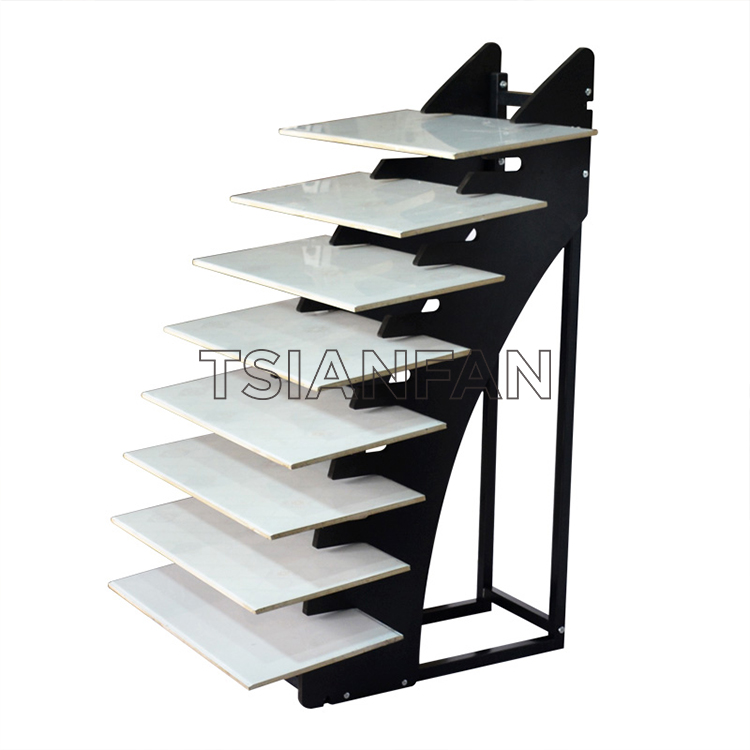 Top Quality 300x600 Ceramic Tile Metal Shelf Rack Display
