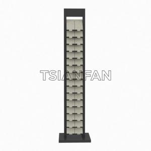 Fashionable Black Metal Quartz Showroom Racks ST-21