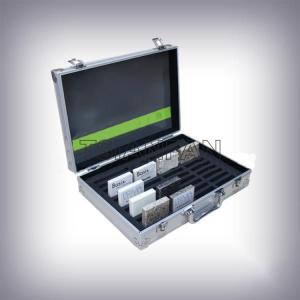 Retail Quartz Stone Marble Portable Aluminum Box For Sale,Stone Display