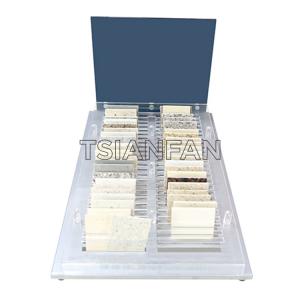 Marble Granite Tile Sample Display Tabletop Stand Stone Tablet Rack