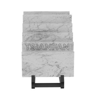 Small Metal Tile Stand For Showroom Displays Stone display