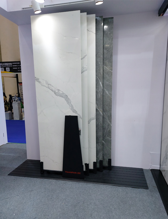 Large slate board sliding tile display rack manufacturers supply