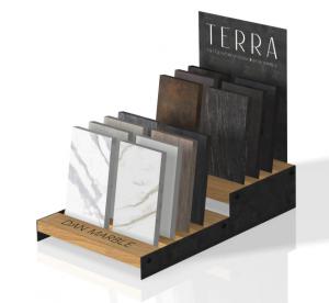 Portable Simple Ceramic Tile Wooden Display Stands