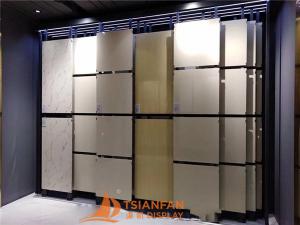 Sliding Ceramic Tile Display Rack For Showroom