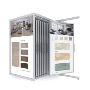 Sliding Ceramic Tile Display Rack Showroom Ceramic Tile Rack