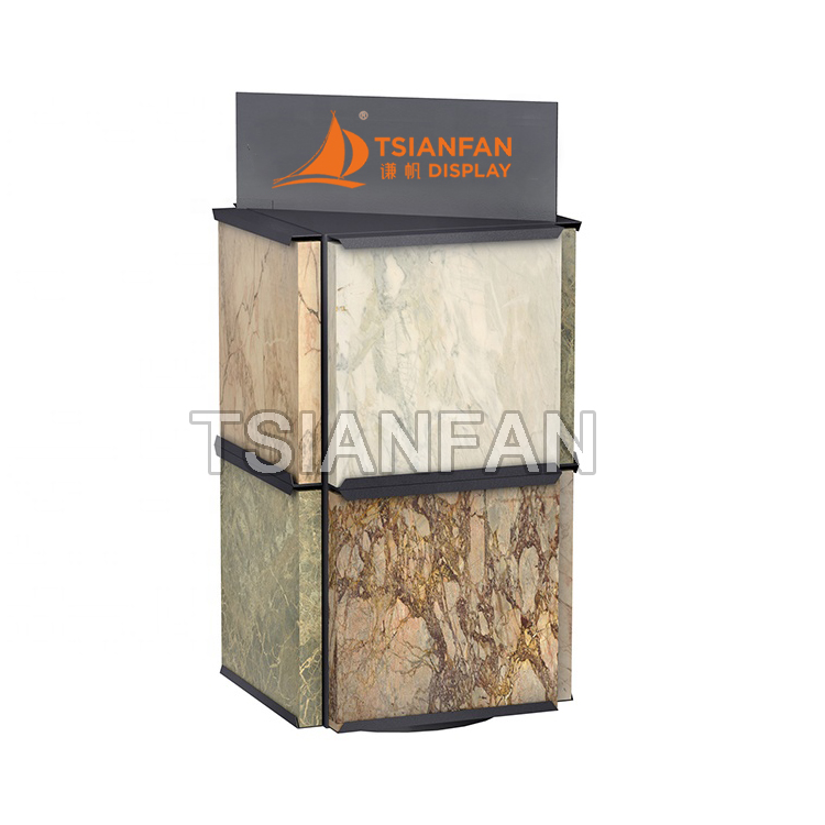 Quartz Stone Countertop Rotating Display Stand st-77