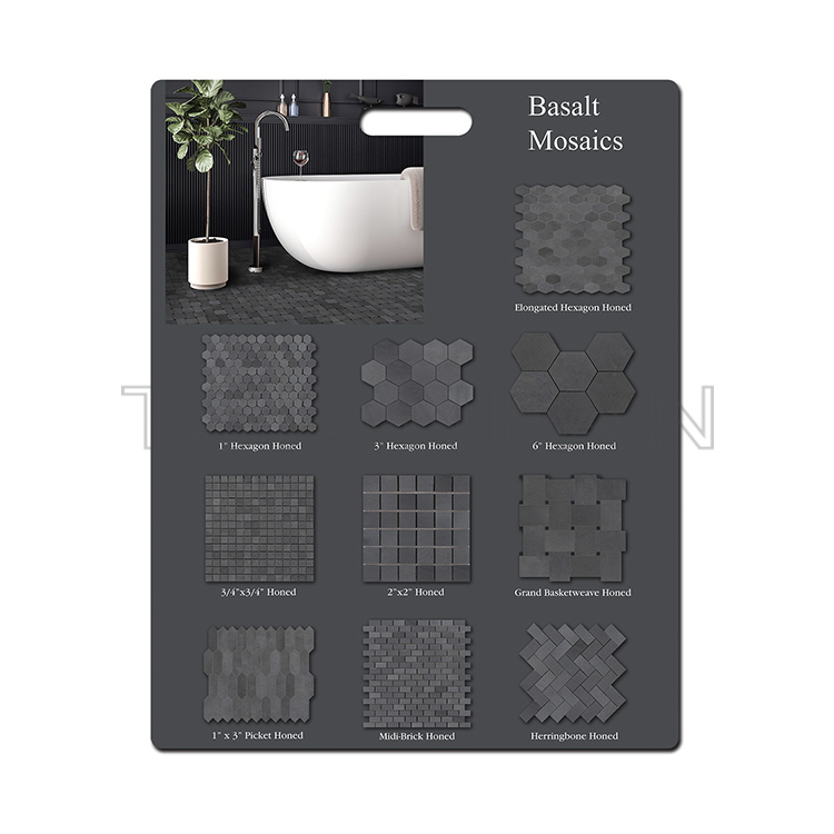 Factory Customize mosaic tile sample Stone Mdf board PF005-6